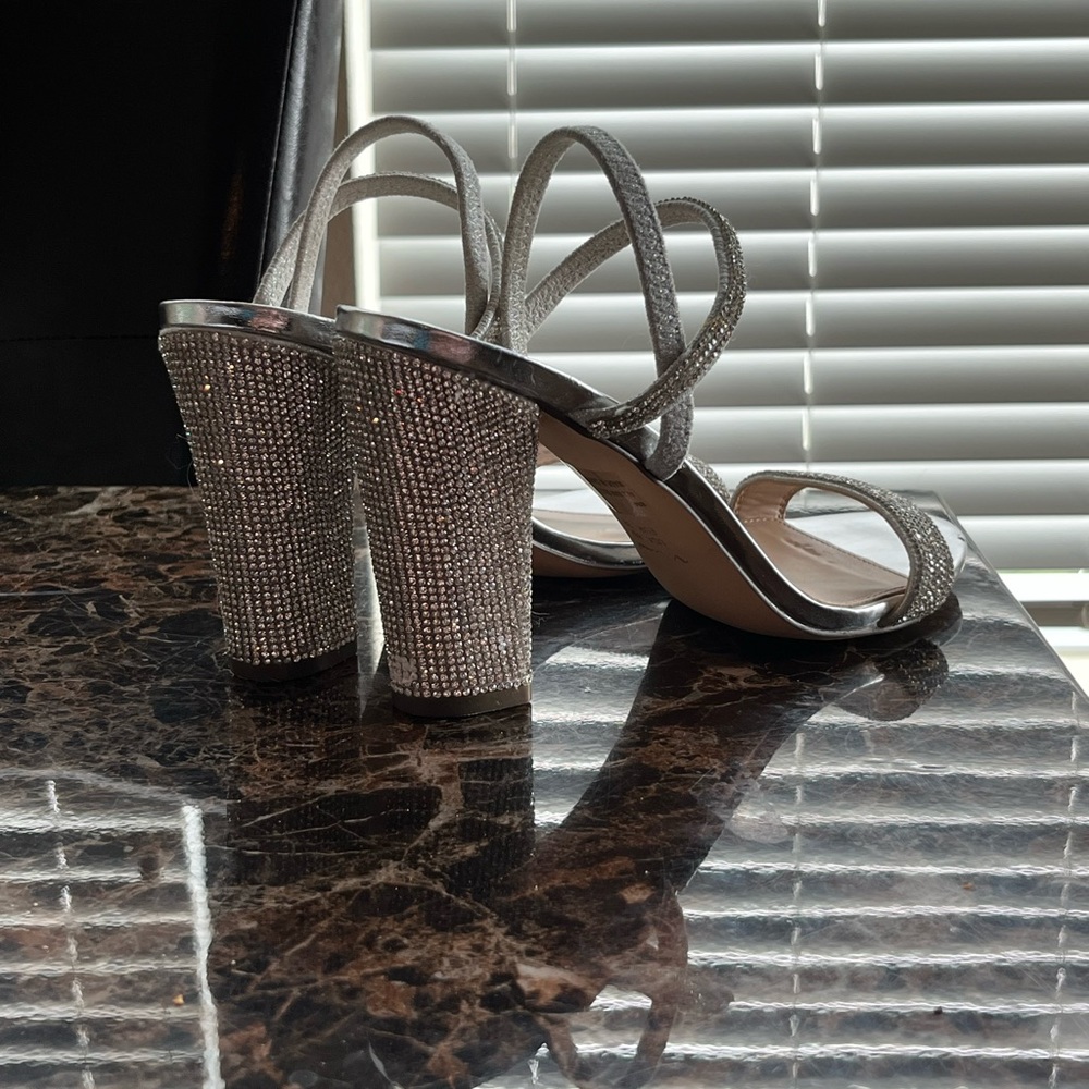 wedding heels , they are size 8 and have only been worn once.